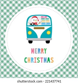 Greeting card for Christmas day.