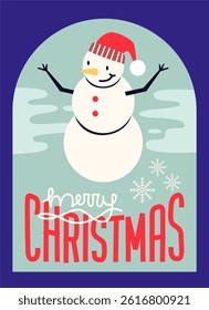 Greeting Card Christmas Day illustration