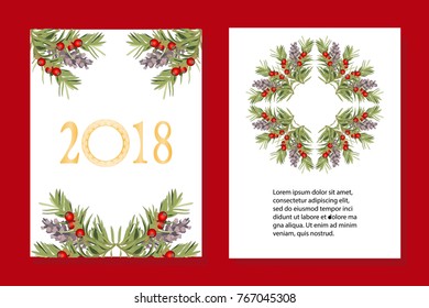 Greeting card for Christmas Party.