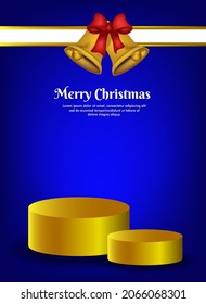 greeting card for christmas with product display