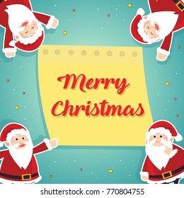 Greeting card of Christmas theme