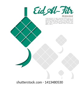 greeting card collection eid al fitr. Muslim design collection. Islamic religious holiday. vector