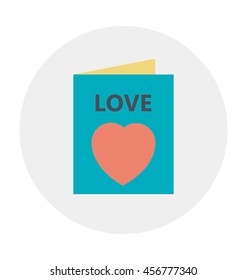 Greeting Card Colored Vector Illustration
