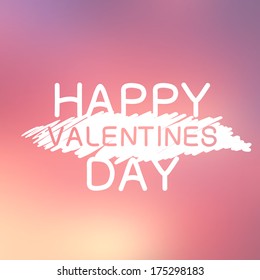 Greeting card concept. Sketch vector illustration for romantic design