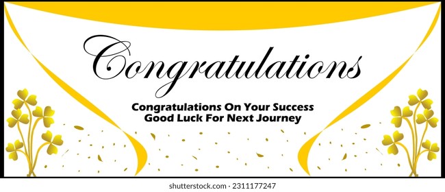 Greeting Card Congratulation Gold Random Spot Freckles