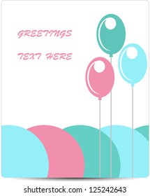 Greeting card with copy space