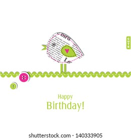 Tarjeta de felicitación con espacio de copia