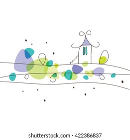 Greeting card with copy space