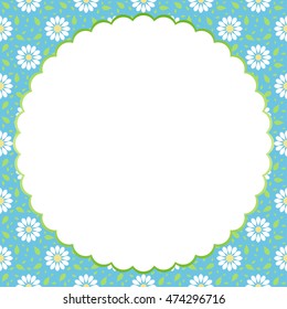 Greeting card with copy space. 