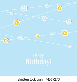 Tarjeta de felicitación con espacio de copia