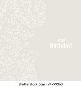 Greeting card with copy space
