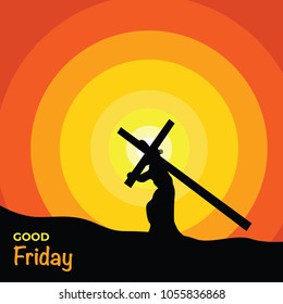 Greeting card creative for good Friday