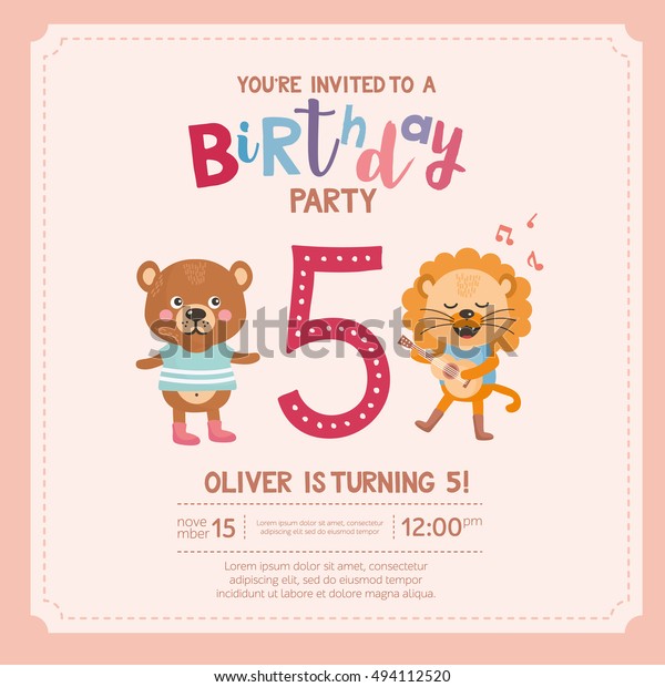 Get Free Template 2 Year Old Birthday Party Invitation