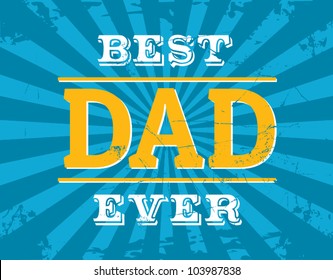 Greeting card design for Father's Day.