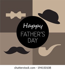Greeting card design for Father's day 