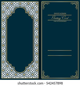 Greeting Card Design, India, Arabic And Muslim Theme