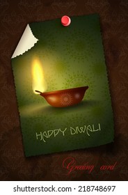 Greeting Card Design, Template. Vector Illustration. Eps 10