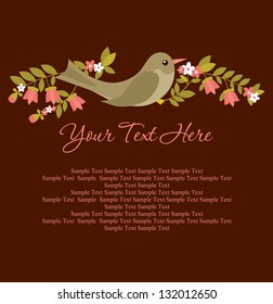 greeting card design. vector illustration
