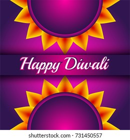 Greeting Card for Diwali Festival