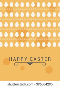 Greeting card for easter celebration holiday.