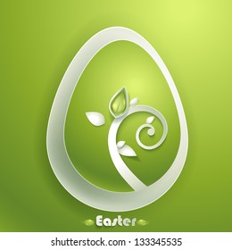 Greeting card with Easter egg