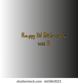 Greeting card eid mubarak