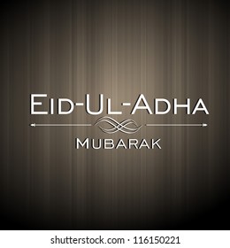 Greeting card for Eid Ul Azha background. EPS 10.
