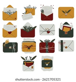 Greeting Card Envelope Cute Message Letter Post Paper Romance Invitation Gift