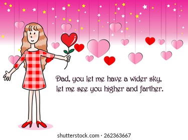 greeting card for father
