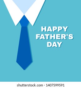 Greeting card for Father's Day. Vector illustration