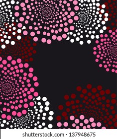 greeting card floral with place for text