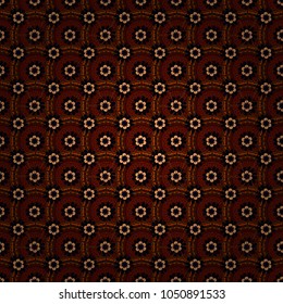 Greeting card. Floral seamless pattern. Wedding invitation template. Black, orange and brown spring flowers. Floral wall art painting for home. Floral card. Vector abstract flowers.