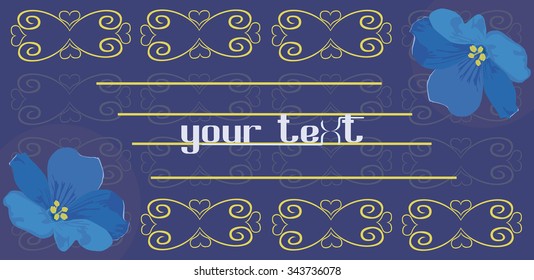 Greeting card Flower