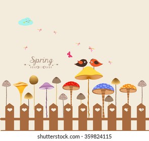 greeting card with flowers