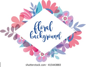  Greeting Card with Flowers