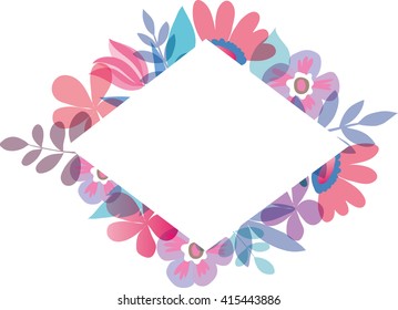  Greeting Card with Flowers