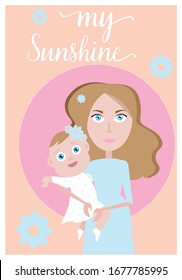 
Greeting Card for Girl: My Sunshine