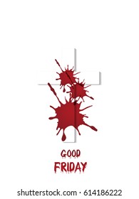 Greeting card for good Friday.