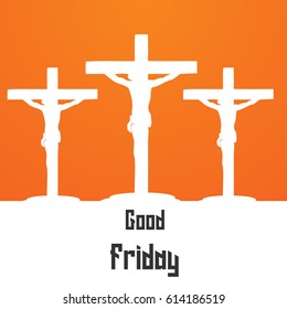Greeting card for good Friday.