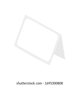 Greeting card in gray tones on a white background