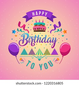 Greeting Card Happy Birthday