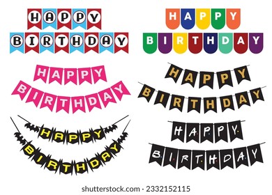 Greeting card happy birthday Royalty Vector Image