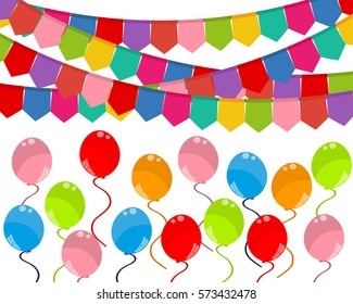 Greeting card happy birthday , vector 