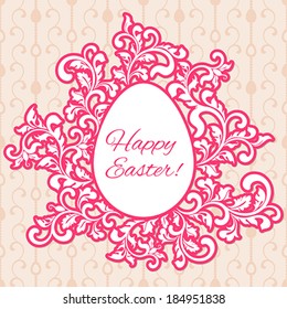 Greeting card "Happy Easter!"