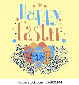 Greeting card for Happy Easter