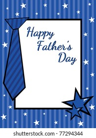 greeting card for happy father's day celebration