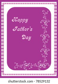 an greeting card for happy father's day celebration