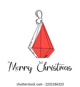 Greeting card happy new year 2023. White background. Banner cover design. Flyer, poster, banner. Christmas greeting poster. Holiday greeting card.
