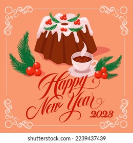 greeting card happy new year christmas