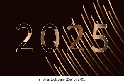 Greeting card happy new year background